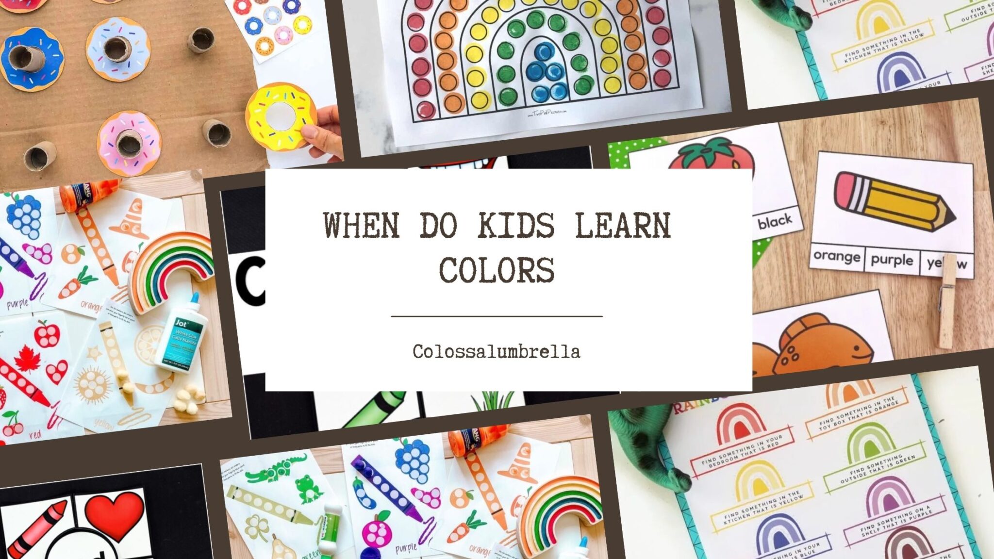 When Do Kids Start To Know Colors