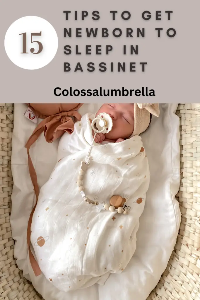 How to Get Newborn to Sleep in Bassinet