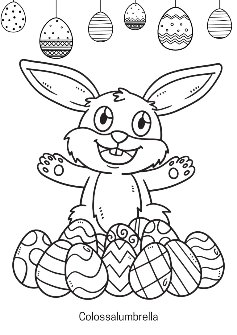 Free Printable Easter Coloring Pages - 10 Easter pdf Printables