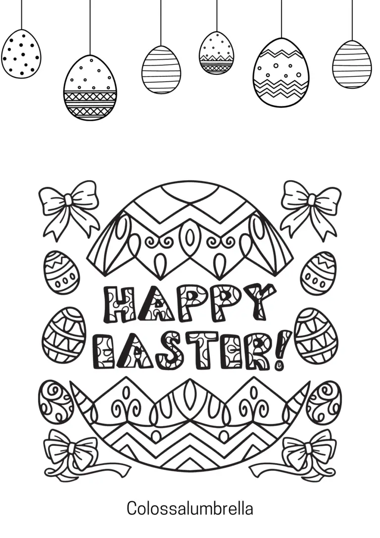 Free Printable Easter Coloring Pages - 10 Easter pdf Printables