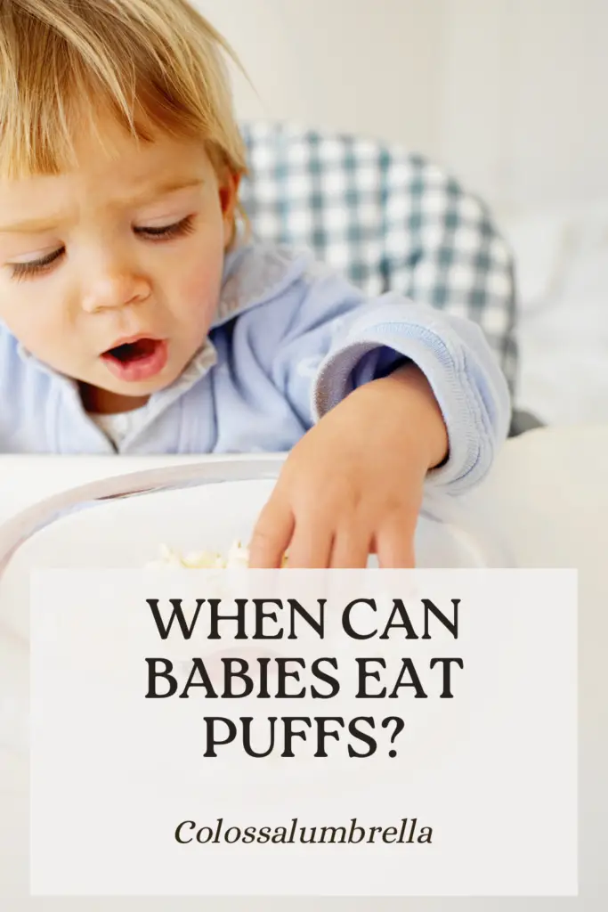 How and When Can Babies Eat Puffs